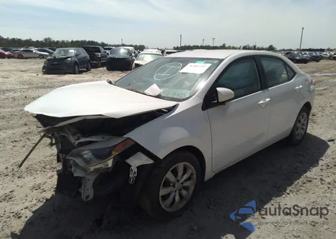 2015 Toyota Corolla Le из США, поврежденный, VIN 2T1BURHE2FC345045